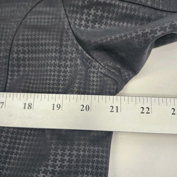 Free Tech Hooded Jacket Womens L 12-14 Black Full Zip Water Resistant Waist Tabs - Picture 13 of 15